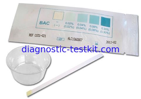 Easy Check Saliva Drug Test Kit Colorimetric Analysis Alcohol Saliva Test Strips